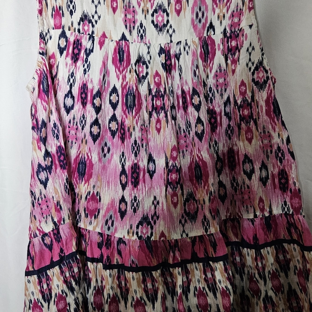 beachlunchlounge Pink and Black A-Line Shirt